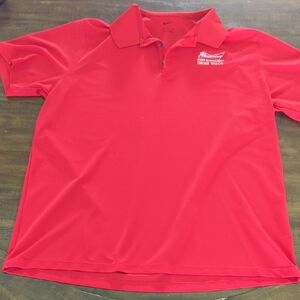 Nike Red Performance Polo Shirt
